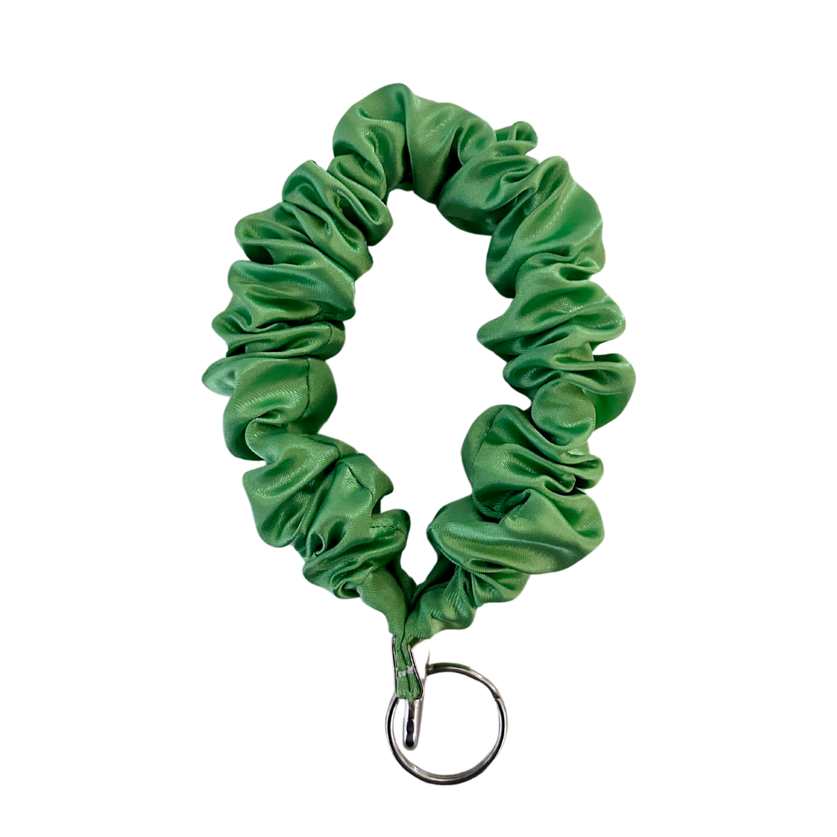 Limeade Scrunchie Wristlet Keychain