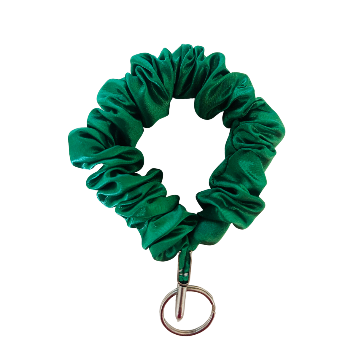 Basil Scrunchie Wristlet Keychain